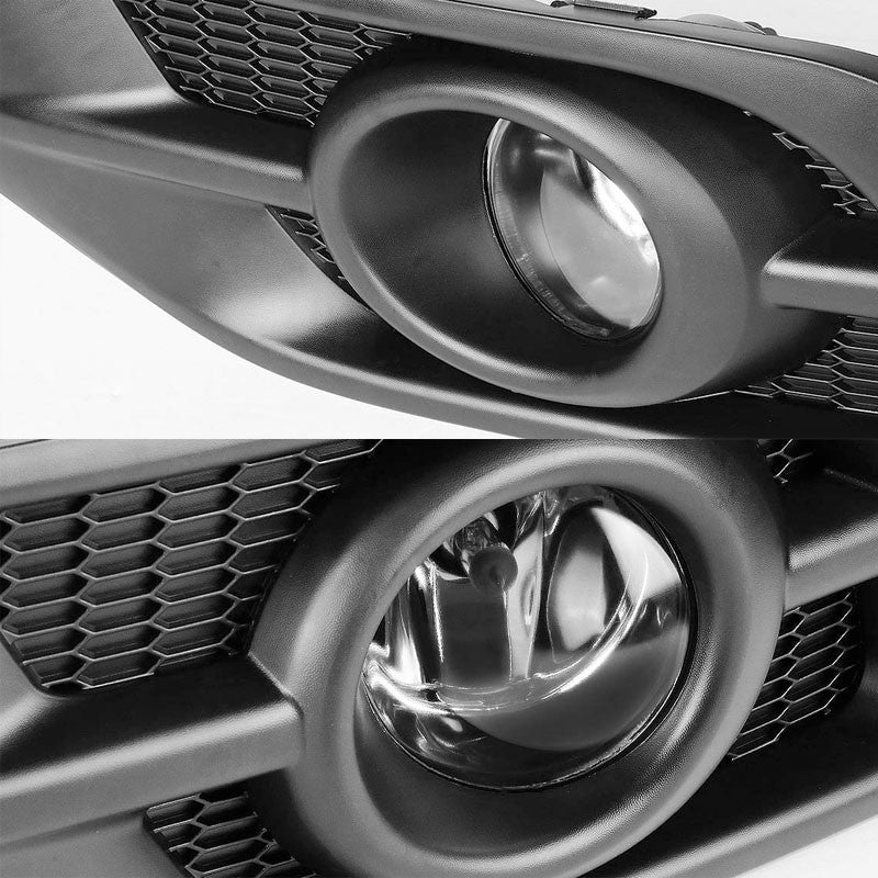 Clear Lens Chrome Housing Front Bumper Fog Light/Lamp For Honda 12-14 CR-V CRV