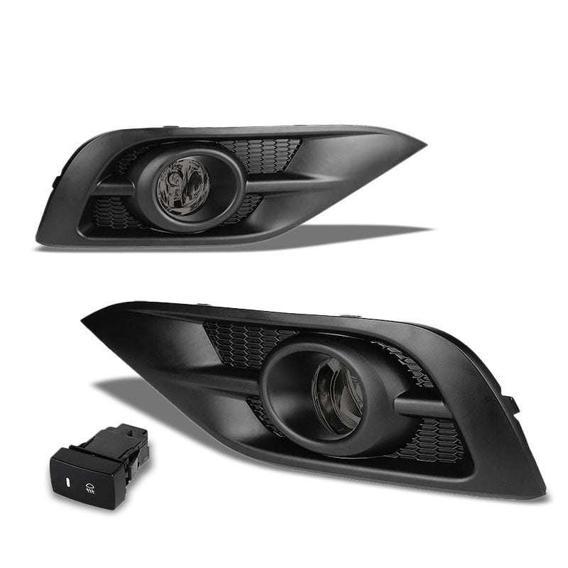Smoke Chrome Bumper Fog Light/Lamp Honda 2012-2014 CR-V BFC-FOLK-ZTL128SM