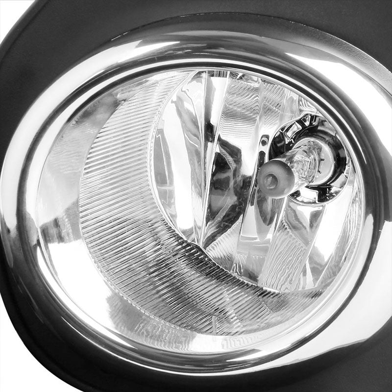 Clear OE Bumper Fog Light with Bezel Toyota 15-16 Yaris XP130 2 3 DR BFC-FOLK-SW-BZ-TOY15YAR24DCH