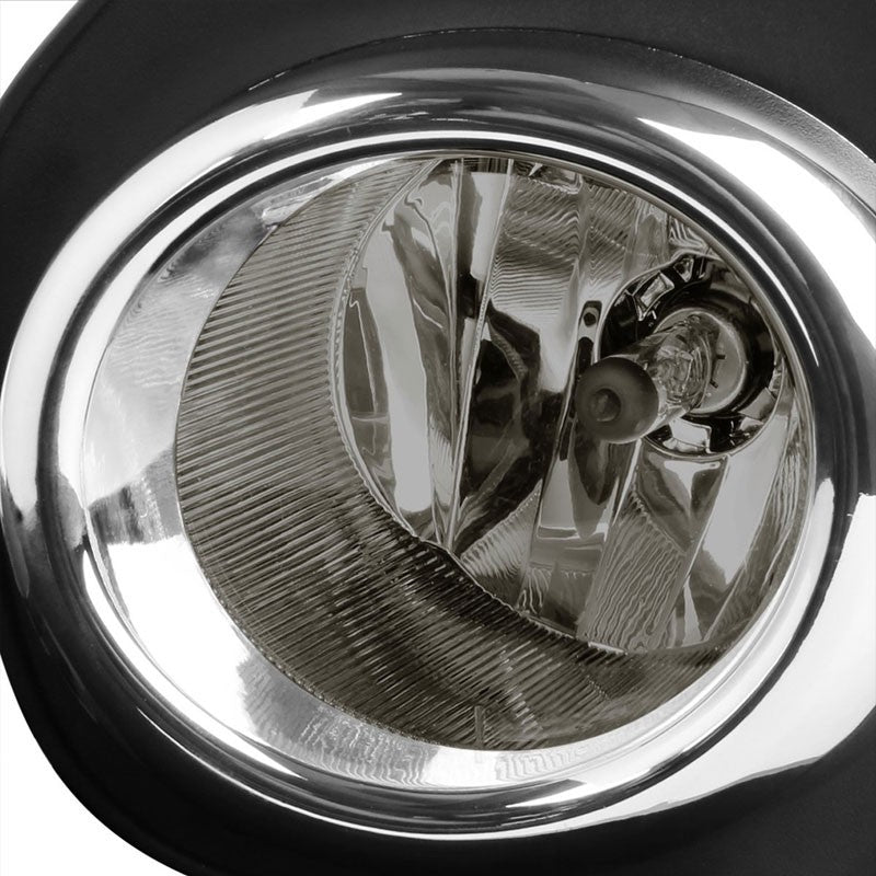 Smoke OE Bumper Fog Light with Bezel Toyota 15-16 Yaris XP130 2 3 DR BFC-FOLK-SW-BZ-TOY15YAR24DSM