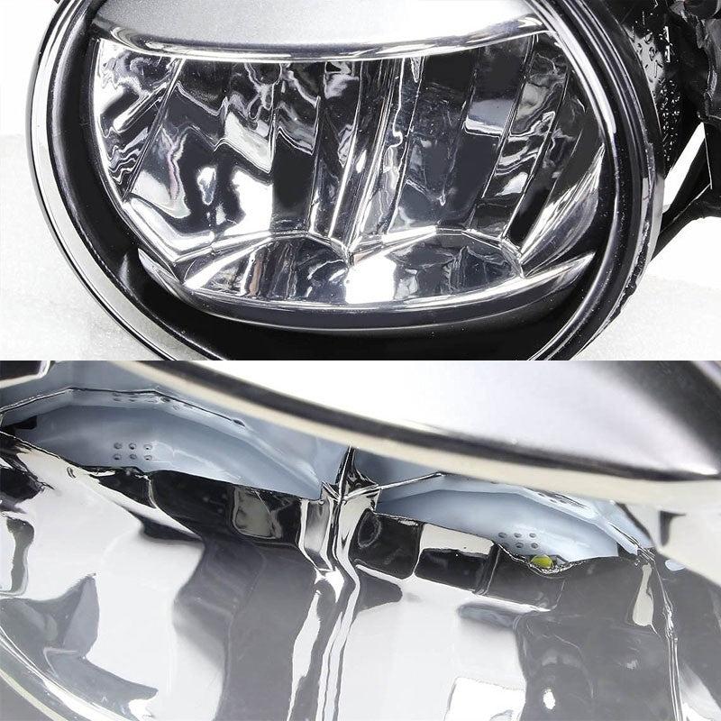 Clear Lens Chrome Housing Fog Light/Lamp For Toyota 07-13 Camry/Corolla/Matrix