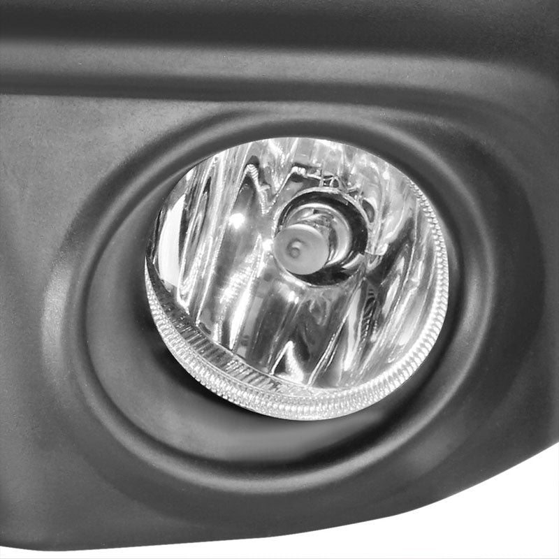 Clear Len Front Bumper Fog Light Lamp w/Bezel +Switch For 16+ Civic 2/4DR FC