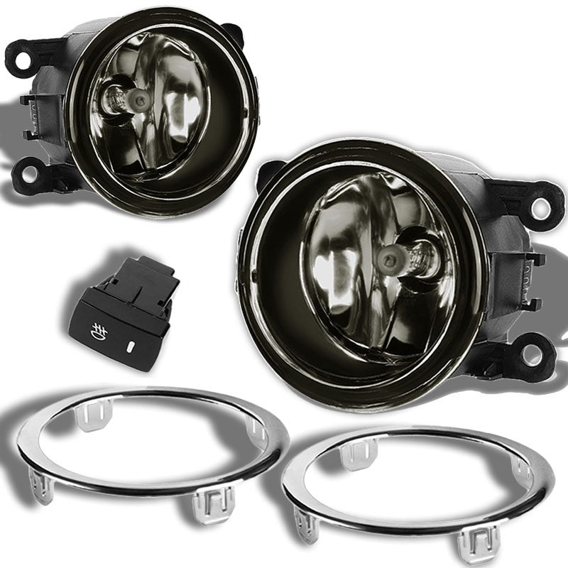 Smoke OE Bumper Fog Light with Bezel Honda 12-15 Pilot YF3 YF4 BFC-FOLK-SW-BZ-HON12PILSM