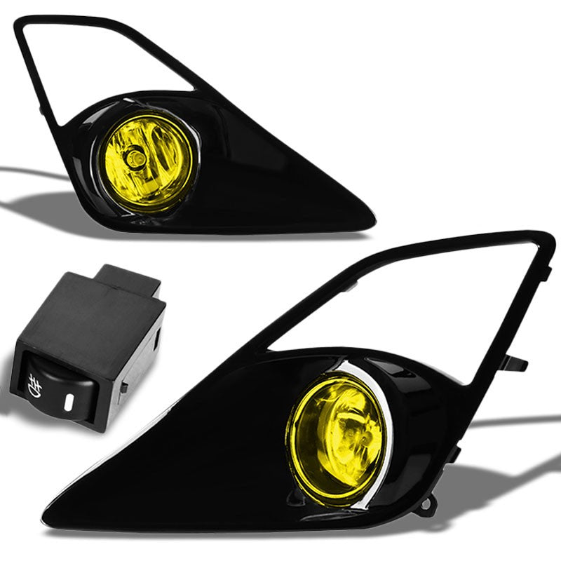 Yellow Amber OE Bumper Fog Light Silver Bezel Scion 13-16 FRS GT86 BFC-FOLK-SW-BZ-SLBZ-SCI13FRSAM
