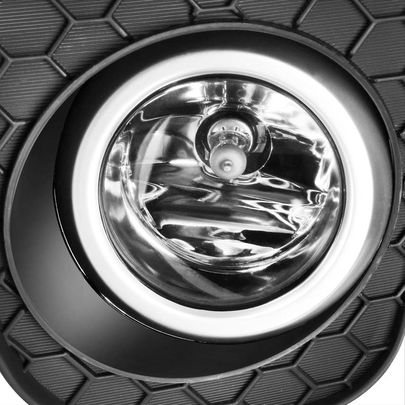 Clear Fog Light with Bezel Honda 13-15 Accord 2DR Coupe CT1 CT2 BFC-FOLK-SW-BZ-HON13ACC2DCH