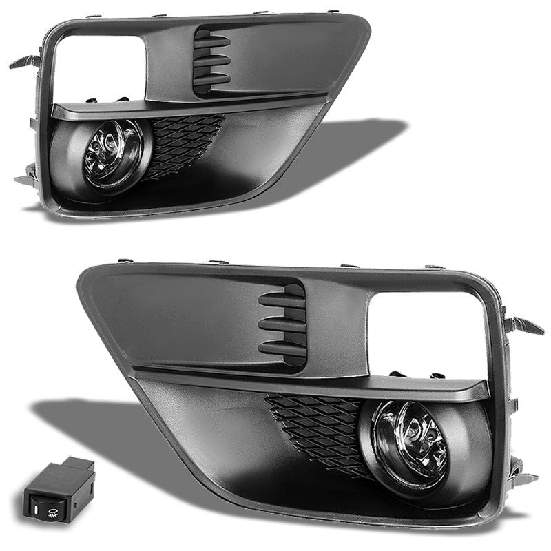 Clear OE Bumper Fog Light with Bezel Subaru 15-17 WRX STI GJ G4 BFC-FOLK-SW-BZ-SUB15WRXSTICH