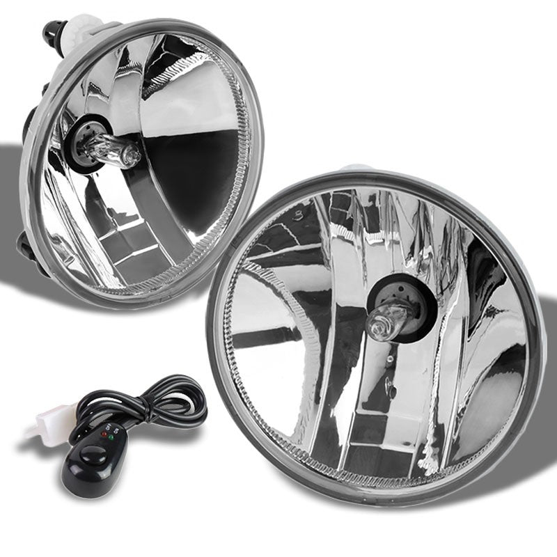 Clear Len OE Front Bumper Fog Light Lamp+Switch For 15-19 Colorado Silverado Sierra