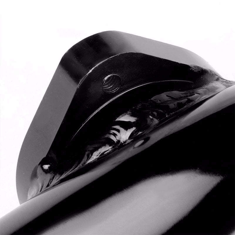 Black 8" 80 Degree Curve Flange Adapter 2.5" Type-S/RS/RZ Blow Off Valve Pipe-Performance-BuildFastCar