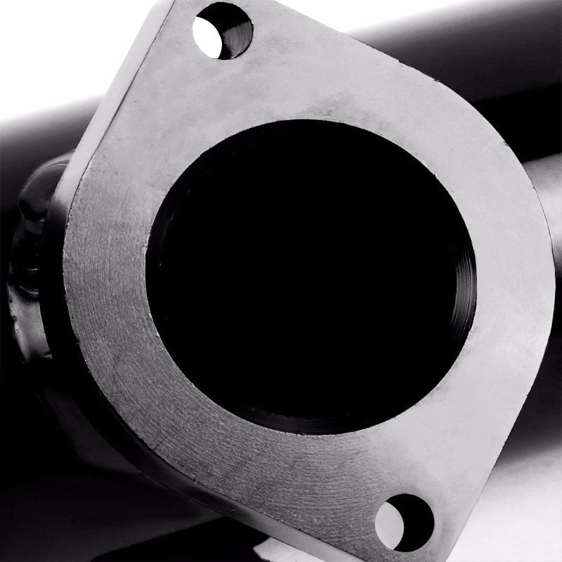 Black 6" Long Flange Adapter 2.5" Straight Type-S/RS/RZ Blow Off Valve BOV Pipe-Performance-BuildFastCar