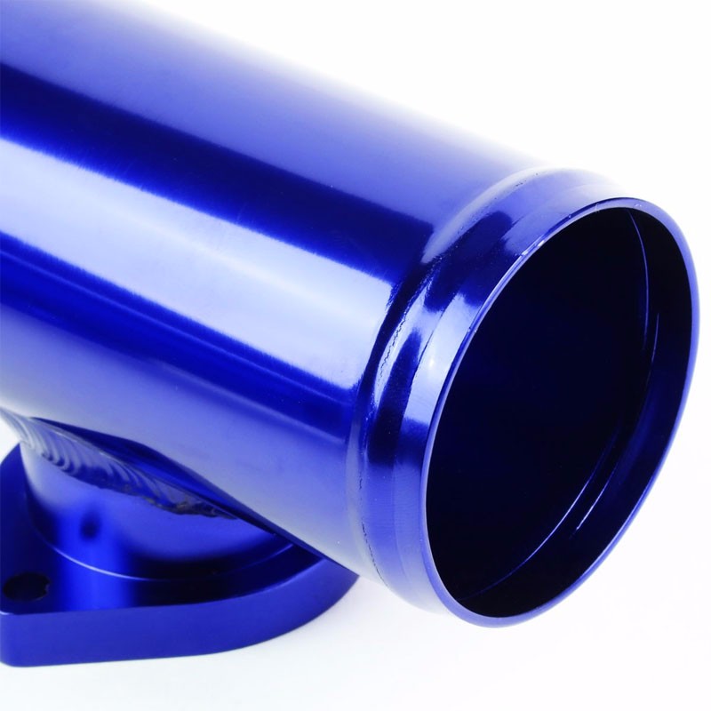 Blue 6" Long Flange Adapter 2.5" Straight Type-S/RS/RZ Blow Off Valve BOV Pipe-Performance-BuildFastCar