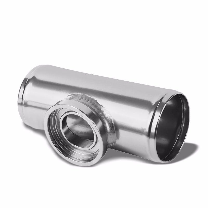 Silver 6" Long Flange Adapter 2.5" Straight Type SSQV Turbo Blow Off Valve Pipe-Performance-BuildFastCar