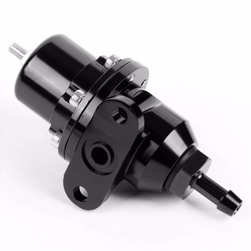 Black Bolt-On Adjustable Fuel Pressure Regulator For Honda/Acura B16/B18/F20/F22-Performance-BuildFastCar