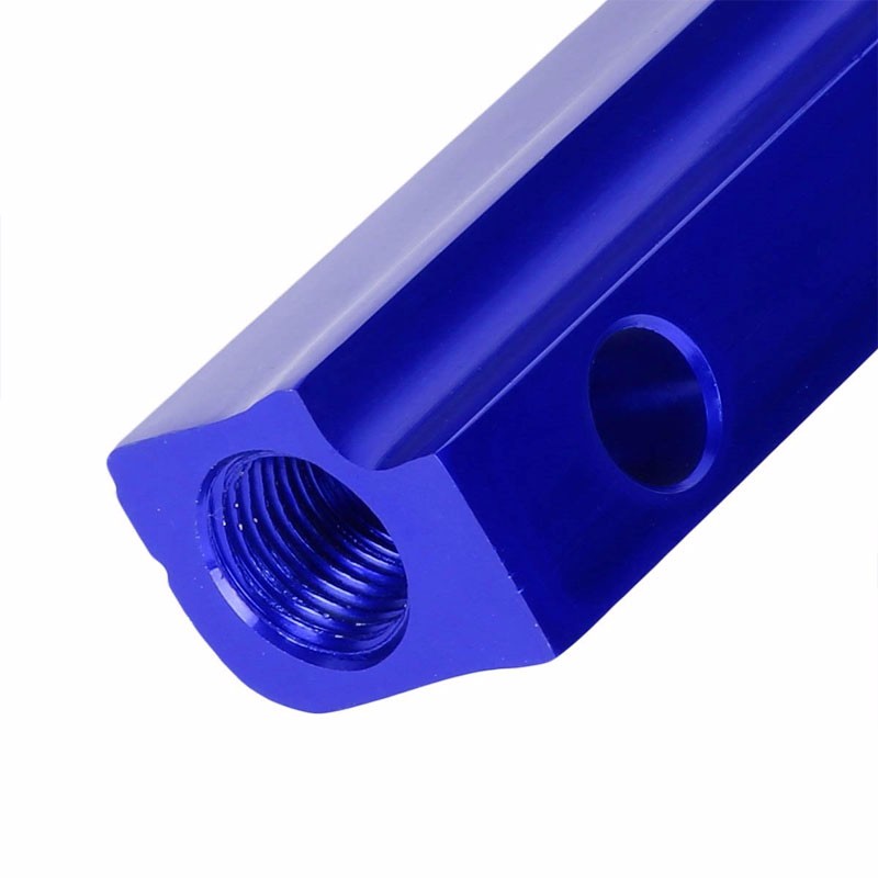 Blue Aluminum Fuel Injector Rail Kit For Nissan 89-02 240SX/Silvia SR20DET-Performance-BuildFastCar