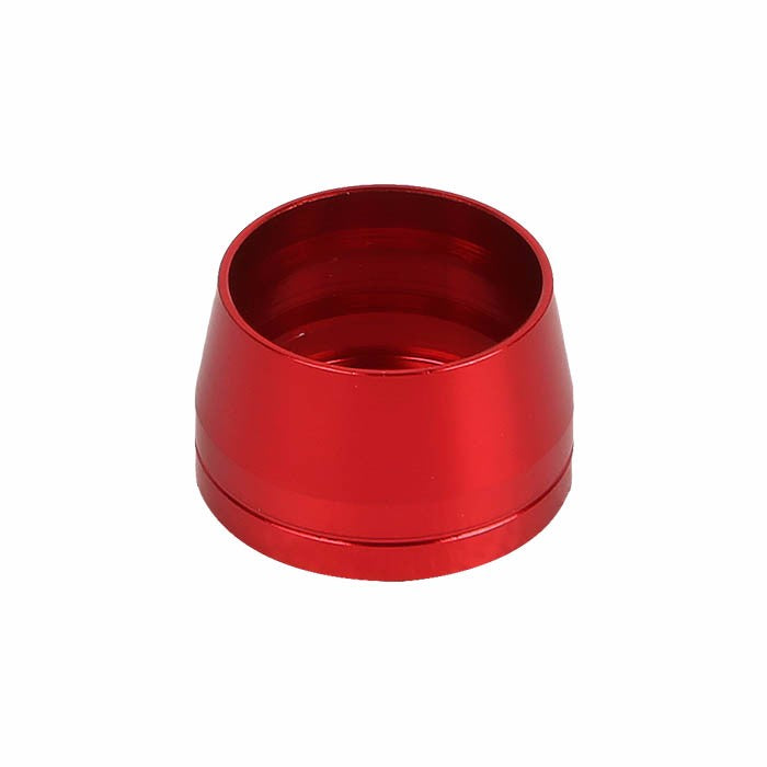 Red Aluminum Olive Insert Flare Oil/Fuel Hose Line Tubing 10AN Fitting Adapter BuildFastCar