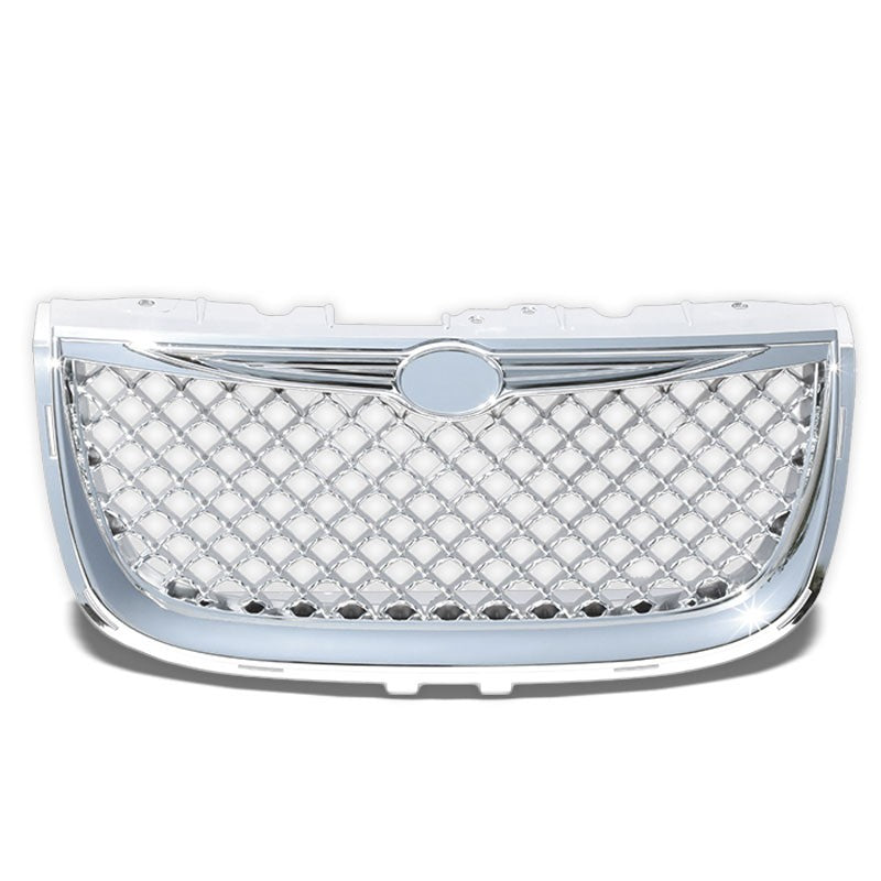 Chrome Diamond Mesh Style Front Grille Grill For Chrysler 99-04 300M 3.5L SOHC-Exterior-BuildFastCar