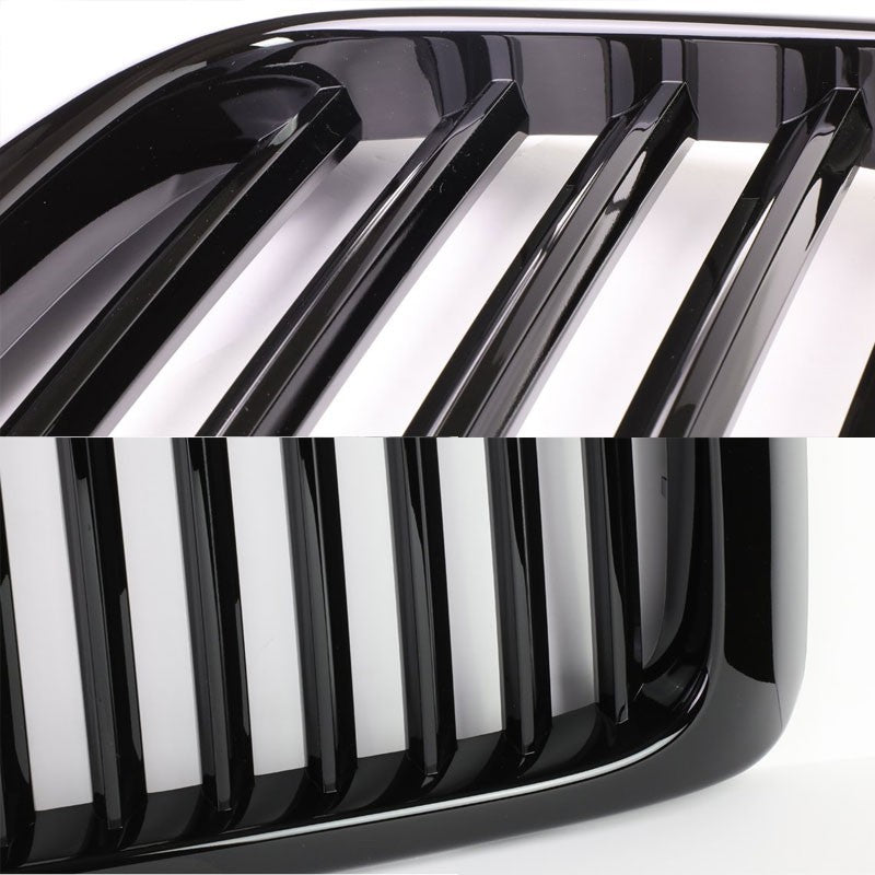 Black Vertical Style Replacement Grille For 02-05 Ram 1500/2500/3500 V8/V10-Exterior-BuildFastCar