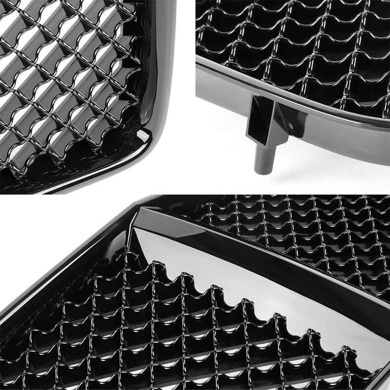Black Diamond Mesh Style Replacement Grille For Dodge 06-10 Charger LX V6/V8-Exterior-BuildFastCar