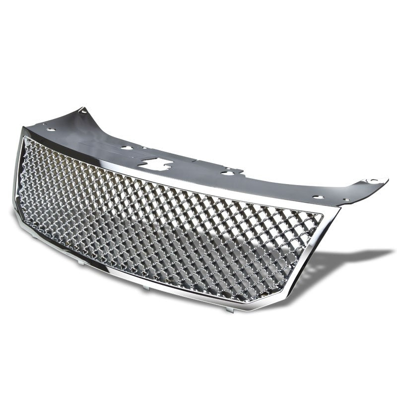 Chrome Diamond Mesh Style Replacement Grille For Dodge 08-10 Avenger Sedan DOHC-Exterior-BuildFastCar