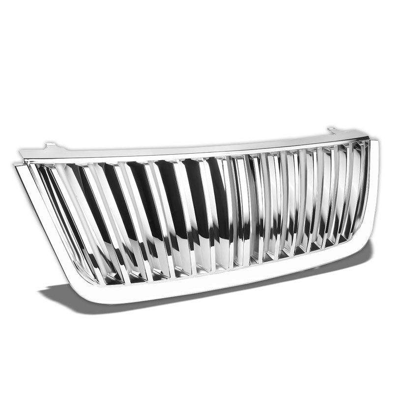 Chrome Vertical Style Replacement Front Grille For 03-06 Expedition U222 V8 SOHC-Exterior-BuildFastCar
