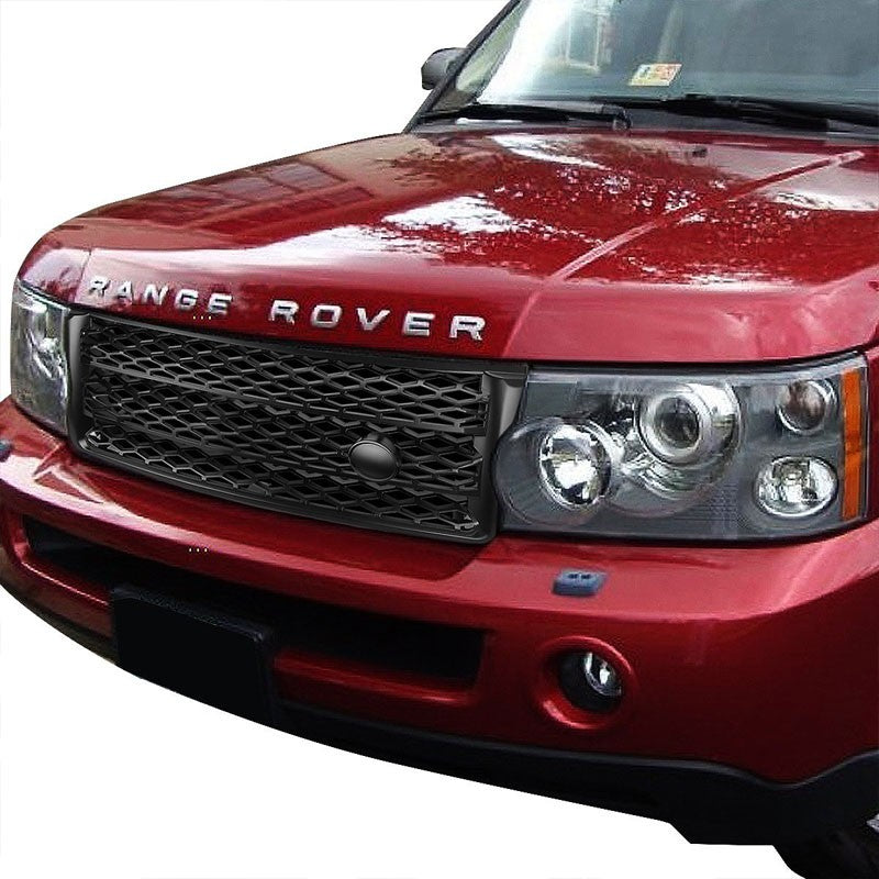 Black Diamond Mesh Style Replacement Grille For 06-09 Range Rover Sport L320 V8-Exterior-BuildFastCar
