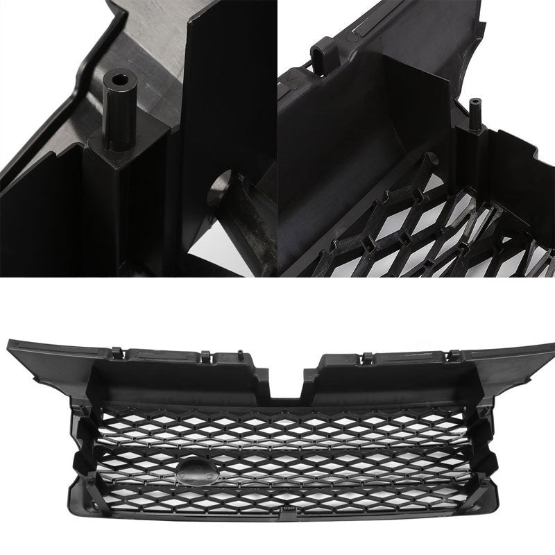 Black Diamond Mesh Style Replacement Grille For 06-09 Range Rover Sport L320 V8-Exterior-BuildFastCar