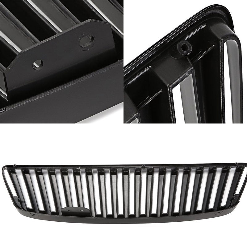 Black Vertical Style Replacement Grille For Lexus 98-05 GS Base 3.0L/4.0L/4.3L-Exterior-BuildFastCar