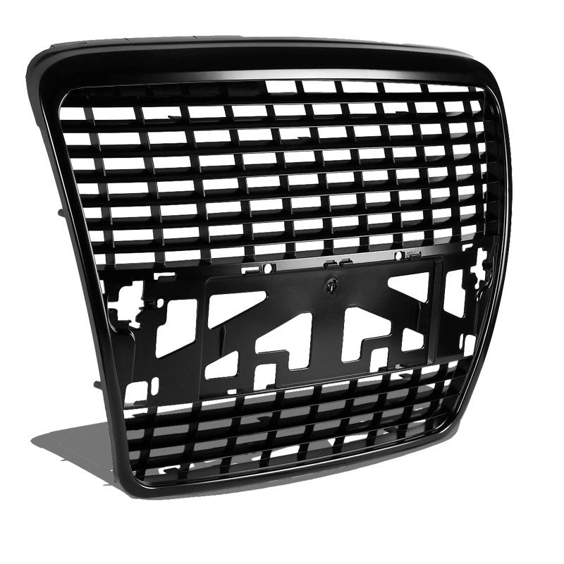 Black Vent Style Front Grille For 05-07 Audi A6/Quattro Typ 4F 3.0L/3.2L DOHC-Grilles-BuildFastCar