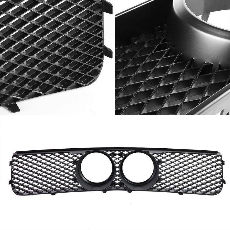 Black Shelby GT Style Replacement Front Grille For 05-09 Mustang GT 4.6L SOHC-Exterior-BuildFastCar