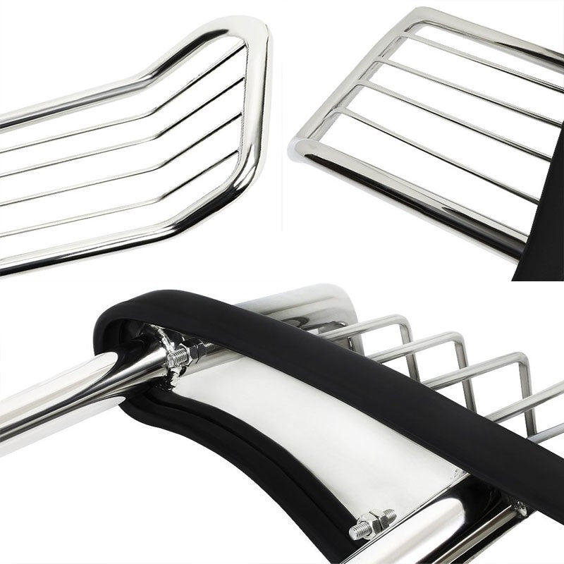 Chrome Mild Steel Brush Grille Guard Frame For Mercedes-Benz 98-05 ML-Series-Exterior-BuildFastCar