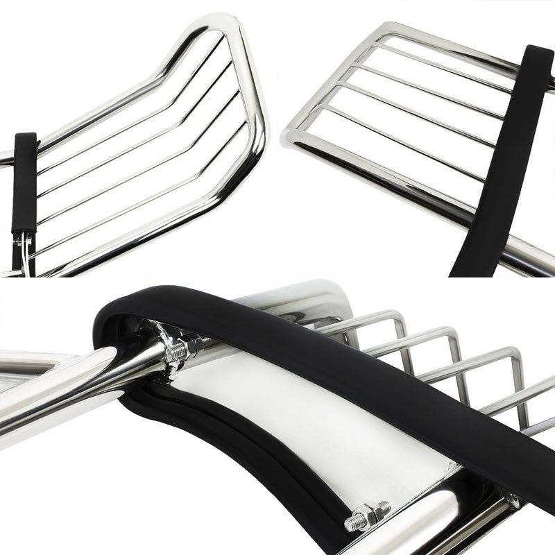 Chrome Mild Steel Front Bumper Grill Guard For Mercedes-Benz 07-12 X164 GL-Serie-Exterior-BuildFastCar