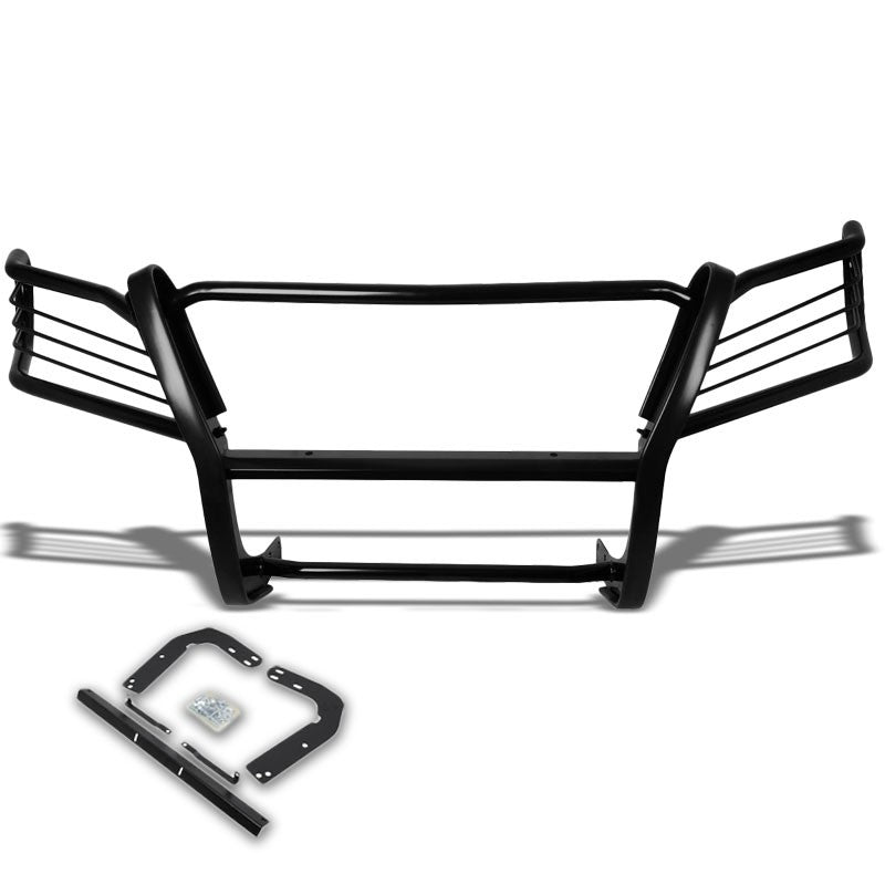 Black Mild Steel Front Bumper Grill Guard For Mercedes-Benz 06-11 W164 GL-Series-Exterior-BuildFastCar