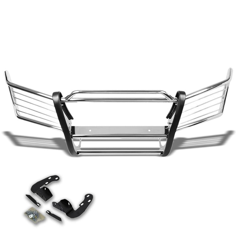 Chrome Mild Steel Front Bumper Brush Grill Guard For 02-09 Trailblazer/02-06 EXT-Exterior-BuildFastCar