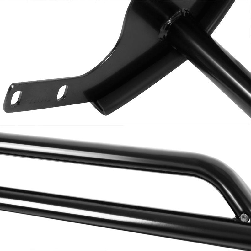 Black Mild Steel Front Bumper Brush Grill Guard For 97-98 Expedition/F150/F250-Exterior-BuildFastCar