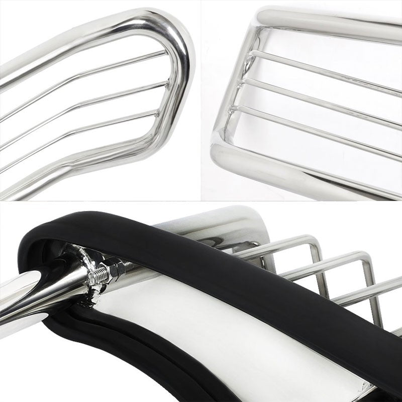 Chrome Mild Steel Front Bumper Grill Guard For 99-02 Expedition/F-150/99 F-250-Exterior-BuildFastCar