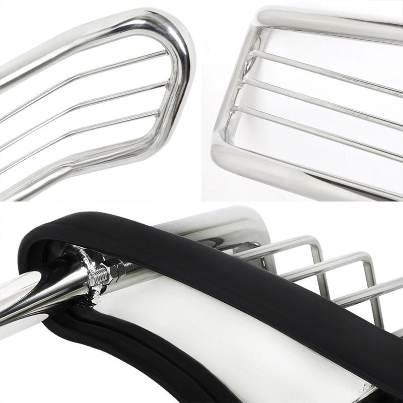 Chrome Mild Steel Front Bumper Brush Grill Guard For 95-01 Explorer/Mountaineer-Exterior-BuildFastCar