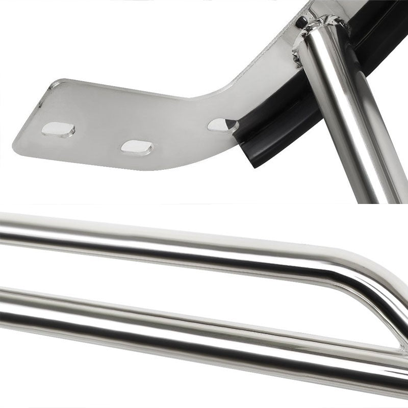 Chrome Mild Steel Front Bumper Brush Grill Guard For Ford 02-05 Explorer UN152-Exterior-BuildFastCar