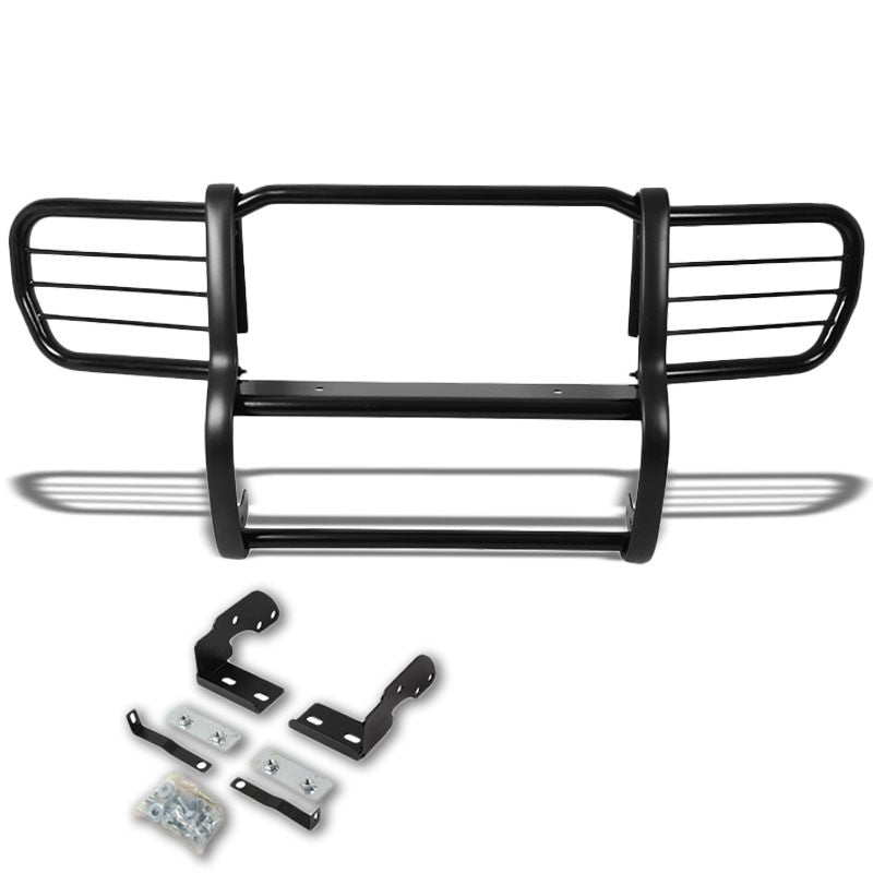Black Mild Steel Front Bumper Brush Grill Guard For 2006 - 2009 Commander XK-Exterior-BuildFastCar