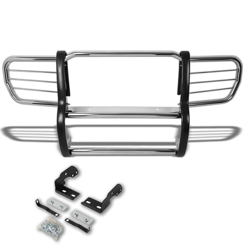 Chrome Mild Steel Front Bumper Brush Grill Guard For 2006 - 2009 Commander XK-Exterior-BuildFastCar