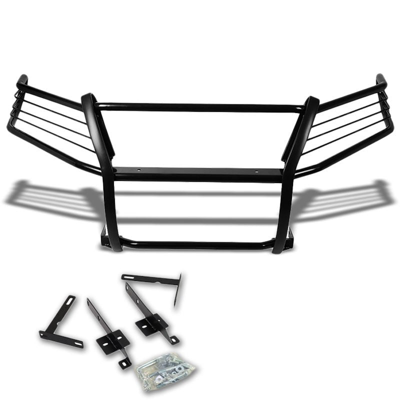 Black Mild Steel Front Bumper Brush Grill Guard For Nissan 13-16 Pathfinder R52-Exterior-BuildFastCar