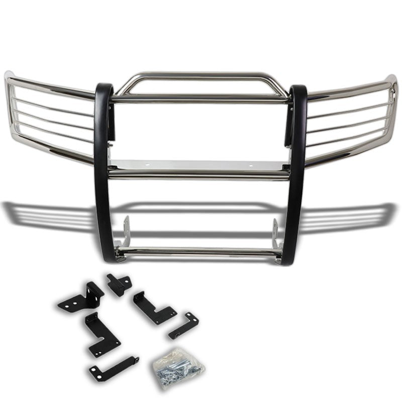 Chrome Mild Steel Front Bumper Brush Grill Guard For 07-14 FJ Crusier GSJ15W-Exterior-BuildFastCar