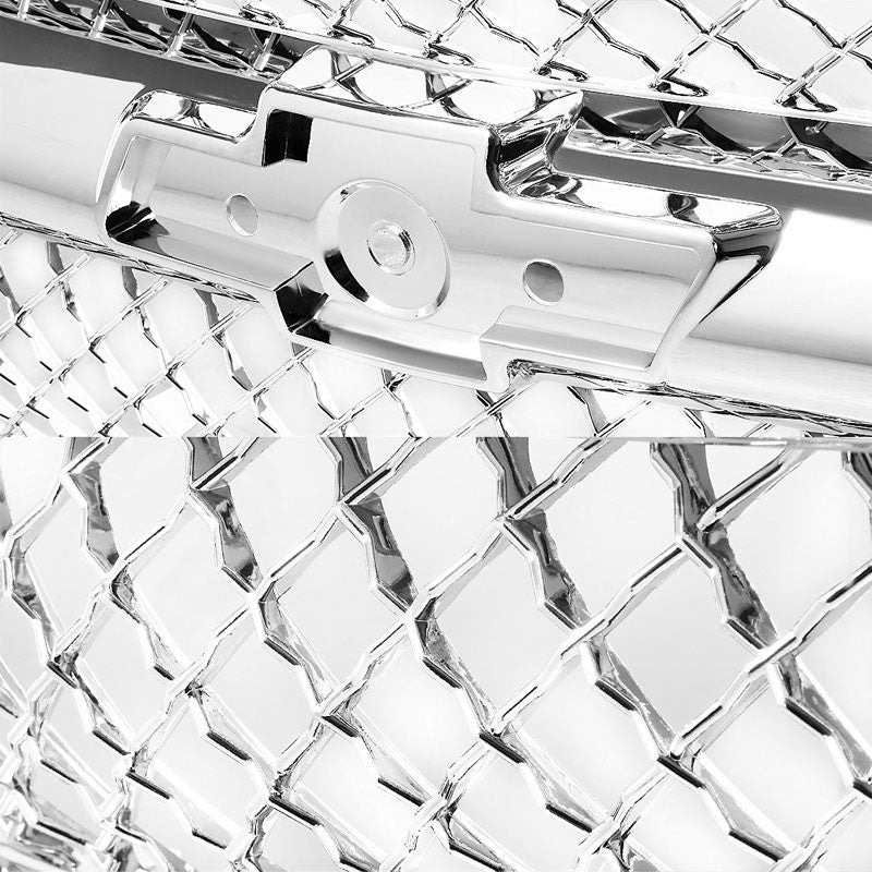 Chrome Diamond Mesh Style Replacement Front Grille For 94-00 C/K-Series Blazer-Exterior-BuildFastCar