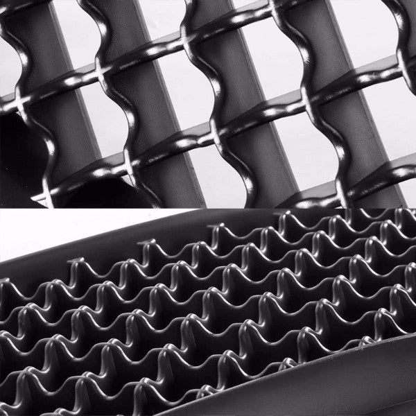 Black Diamond Mesh Style Front Grille For 97-99 Malibu Base/LS Sedan 2.4L/3.1L-Exterior-BuildFastCar