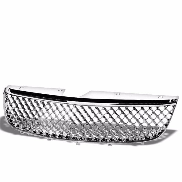 Chrome Diamond Mesh Style Front Grille For 97-99 Malibu Base/LS Sedan 2.4L/3.1L-Exterior-BuildFastCar