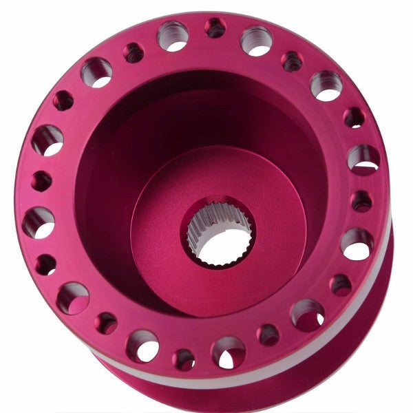 Purple Aluminum 6-Hole Steering Wheel Hub Adapter For 90-93 Integra/88-91 Civic/CRV/CRV-Interior-BuildFastCar
