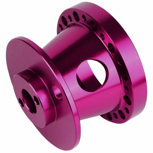 Purple Aluminum 6-Hole Steering Wheel Hub Adapter For 626/RX7/RX8/Miata/Accent/Genesis-Interior-BuildFastCar