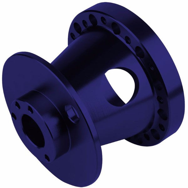 Blue Aluminum 6-Hole Steering Wheel Hub Adapter For Toyota/Scion MR2/Corolla/AE86/tC-Interior-BuildFastCar
