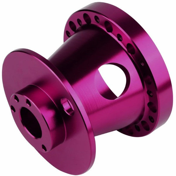 Purple Aluminum 6-Hole Steering Wheel Hub Adapter For Toyota/Scion MR2/Corolla/AE86/tC-Interior-BuildFastCar