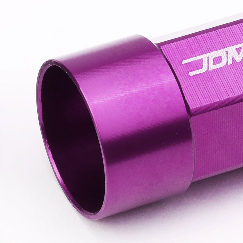 Purple M12x1.25 23MM OD Open/Close Dual Thread Acorn Tuner 20x Conical Lug Nuts-Accessories-BuildFastCar