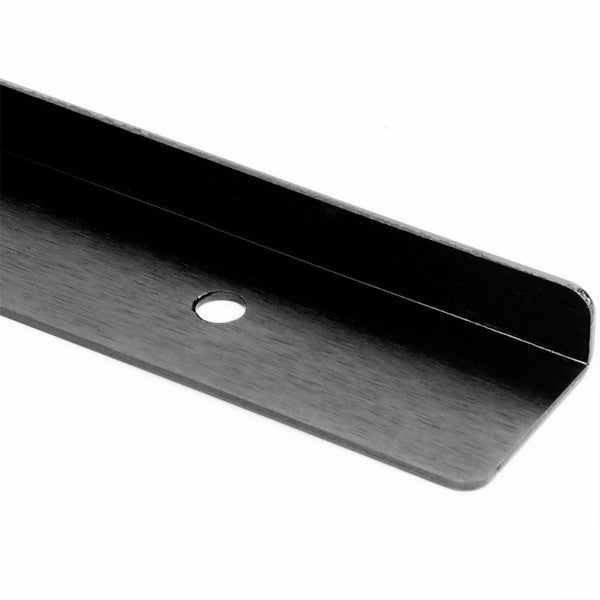 Universal Black Anodized Front Bumper Bolt-On License Plate Relocation Bracket Frame Mounting Kit-Exterior-BuildFastCar