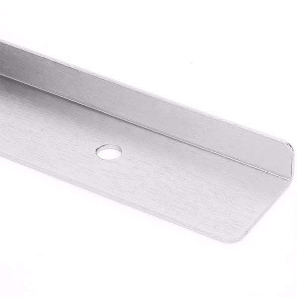 Universal Silver Anodized Front Bumper Bolt-On License Plate Relocation Bracket Frame Mounting Kit-Exterior-BuildFastCar